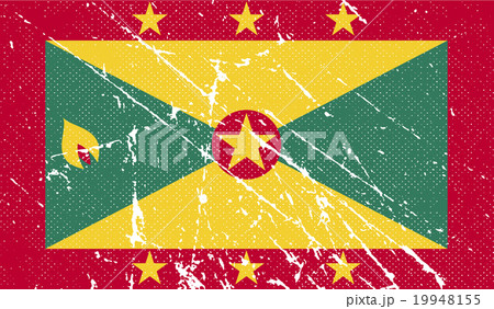 Flag of Kuban Peoples Republic with old texture 19948155