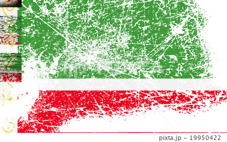 Flag of  with old texture. Vector 19950422