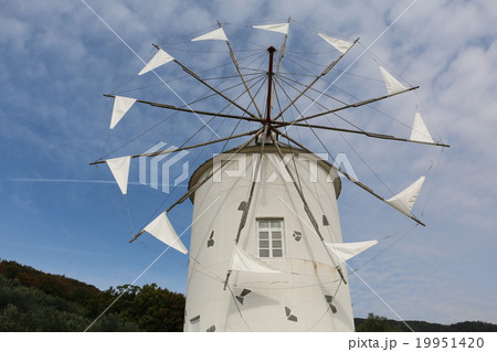 小豆島 オリーブ公園のギリシャ風車 小豆島 オリーブ公園のギリシャ風車 19951420