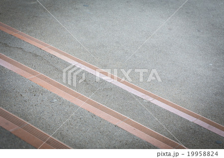 stairway made from sand and small gravel stone 19958824