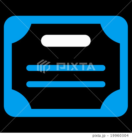 Certificate Flat Icon 19960304