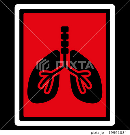 Lungs X-Ray Photo Icon Lungs X-Ray Photo Icon 19961084