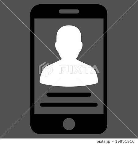 Patient Mobile Account Flat Icon 19961916