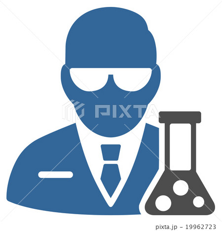 Scientist Flat Icon Scientist Flat Icon 19962723