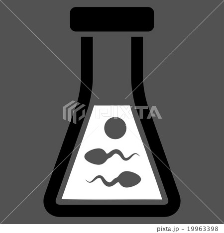Sperm Liquid Flat Icon 19963398