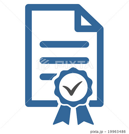 Certified Flat Icon Certified Flat Icon 19963486