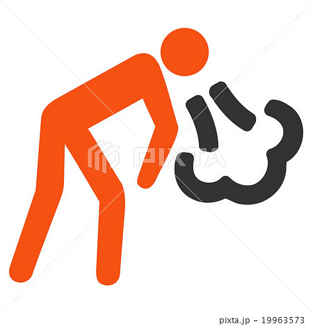 Vomiting Flat Icon Vomiting Flat Icon 19963573