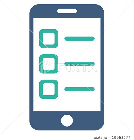 Mobile List Icon Mobile List Icon 19963574