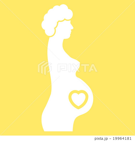 Pregnant Female Flat Icon 19964181