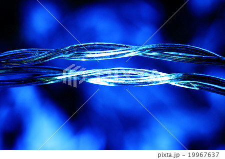 background macro blue wires 19967637