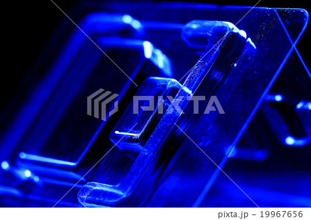 plastic blister pack electronic storage chip background 19967656