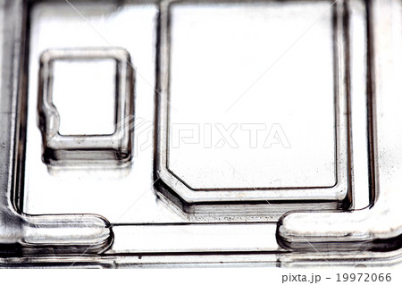 plastic blister pack electronic storage chip background 19972066