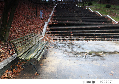 bench on the promenade the streets of Europe 19972711