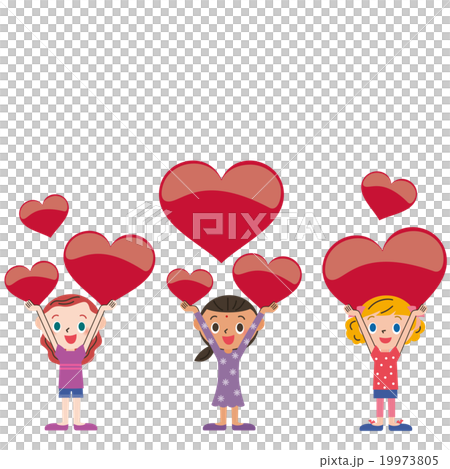 ハートを持つ子供達 19973805