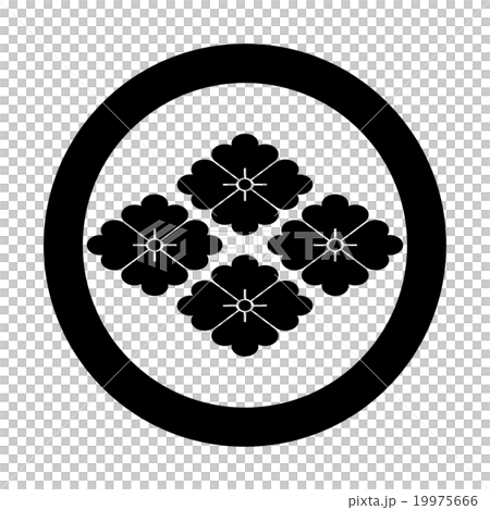 Five flowers in the circle 19975666