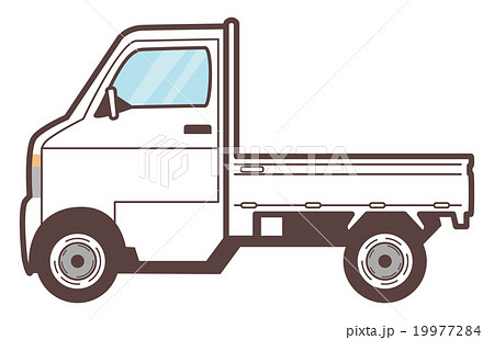 軽トラックのイラスト素材 19977284 Pixta