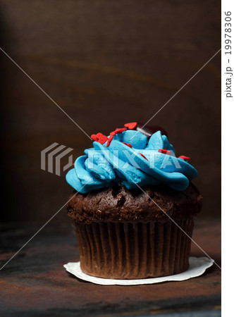 Cupcake with Mini-Hearts 19978306