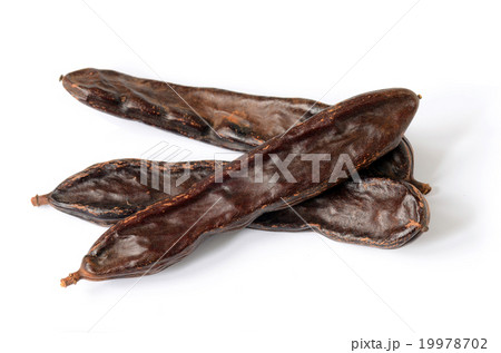 Ripe carob pods 19978702