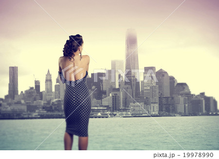 Manhattan. views of the Hudson River Manhattan. views of the Hudson River 19978990