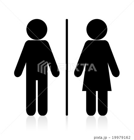 Male and female icon 19979162