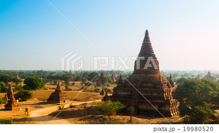 Ancient pagoda in bagan, Myanmar Ancient pagoda in bagan, Myanmar 19980520
