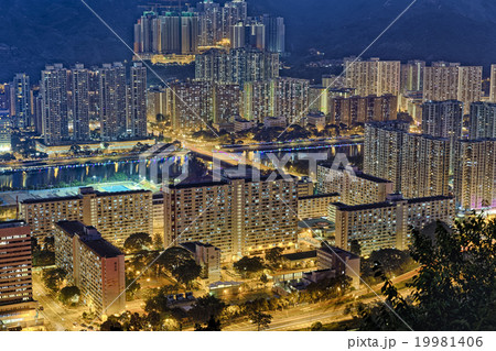 Hong Kong Sha Tin at Night 19981406