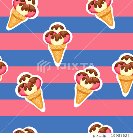 Pattern Ice Cream vector illustration eps 10 Pattern Ice Cream vector illustration eps 10 19985622