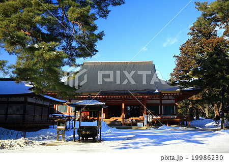 世界遺産 平泉 冬の毛越寺 本堂 世界遺産 平泉 冬の毛越寺 本堂 19986230