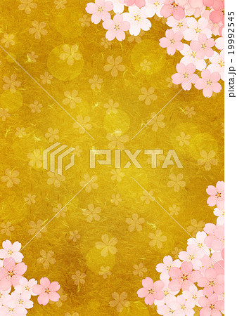 桜の背景タテ(水玉+花びら) 桜の背景タテ(水玉+花びら) 19992545