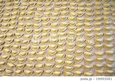 Polish dumplings on a canvas background. Polish dumplings on a canvas background. 19993081