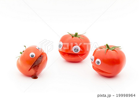 トマト警察とトマト警部の現場検証: dead tomato and police tomatoes 19998964
