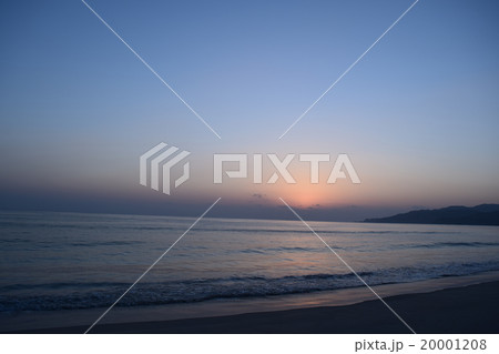 大岐の浜の日の出 大岐の浜の日の出 20001208