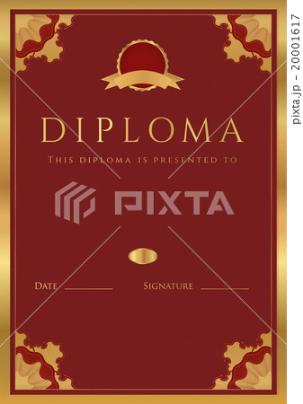 Certificate, Diploma of completion design template Certificate, Diploma of completion design template 20001617