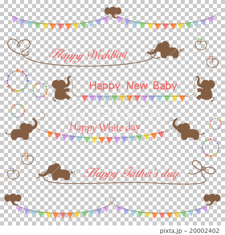 大象旗幟標題 20002402