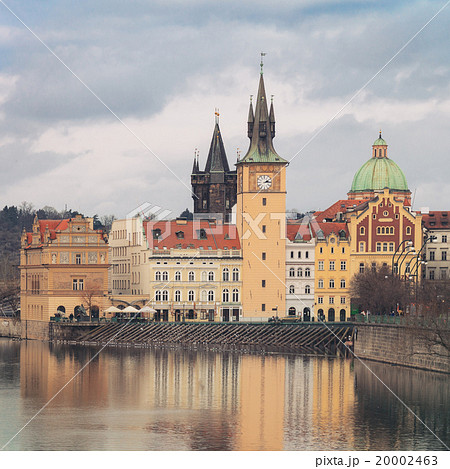 Landscape of quay in Prague Landscape of quay in Prague 20002463