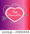 happy valentine's day vector, with heart and arrow 20002658