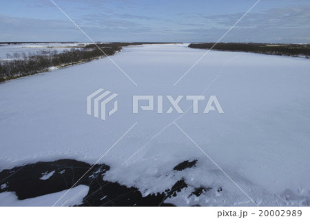 真冬の十勝川 真冬の十勝川 20002989