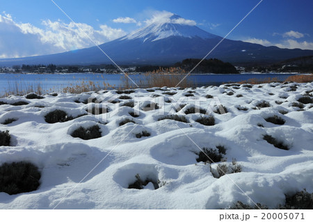 河口湖の冬景色 河口湖の冬景色 20005071