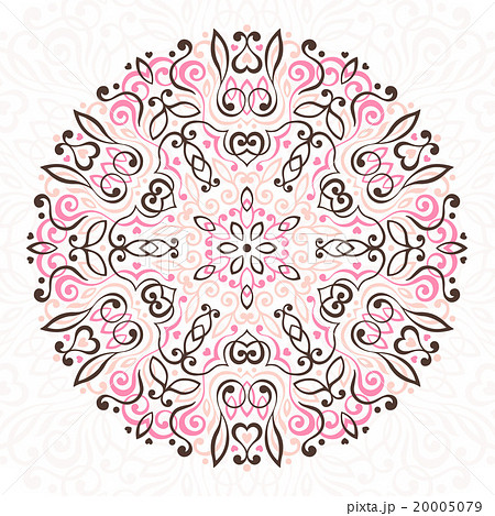 Abstract Flower Mandala. Decorative ethnic element Abstract Flower Mandala. Decorative ethnic element 20005079