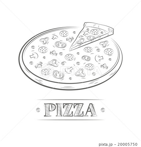 Pizza vintage illustration 20005750