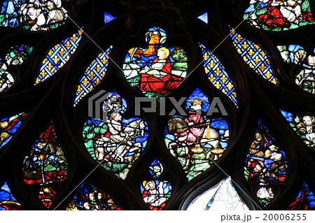 サントシャペル教会のステンドグラス 20006255
