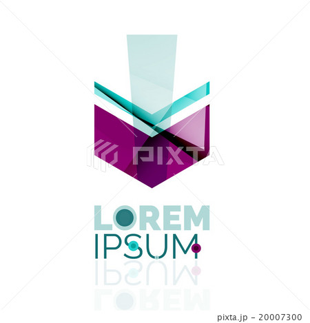 Logo, abstract geometric business icon Logo, abstract geometric business icon 20007300