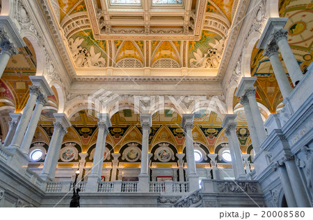Library of Congress Main Hall Washington DC 20008580