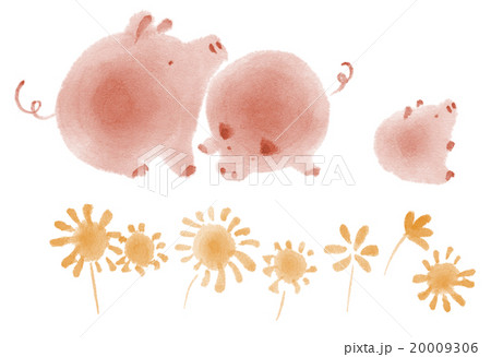 ぶたさん親子 20009306