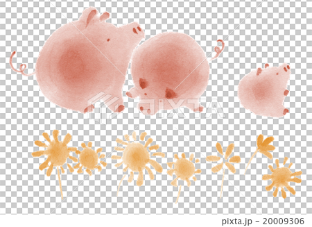 ぶたさん親子 20009306