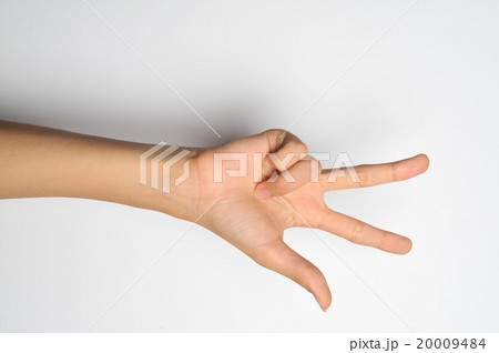 写真素材: 手話ーる 20009484