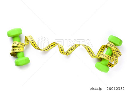 Dumbbells and tape measure 20010382