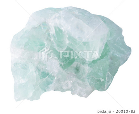 fluorite (fluorspar) mineral stone isolated 20010782