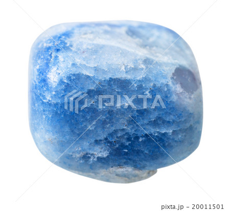 blue coloured agate gemstone isolated 20011501