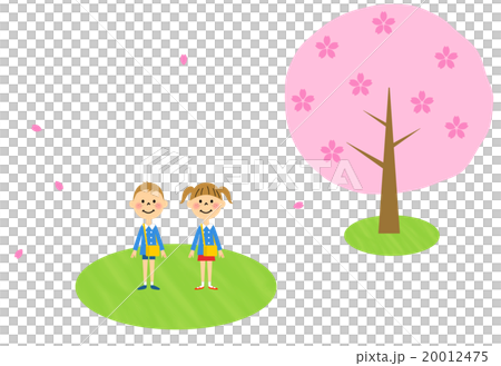 Ceremonial ceremony image Sakura tree (nursery school · kindergarten boy, girl) Ceremonial ceremony image Sakura tree (nursery school · kindergarten boy, girl) 20012475